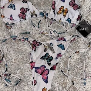 Zaful Butterfly Print Bikini